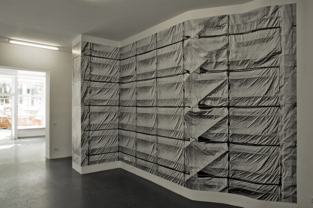 Birte Endrejat fluechtiges lineament plakat lageegal